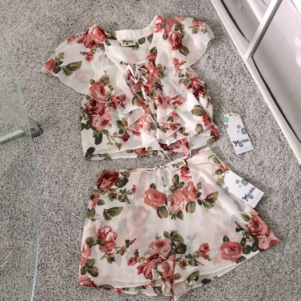 2-Piece Floral Show Me Your Mumu Shorts Set